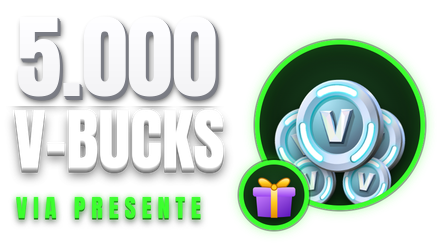 Imagem da oferta 5.000 V-Bucks via Presente 🎁 | Fortnite