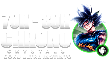 Imagem da oferta [ANDROID] 70.000 Chrono Crystals 💎 | Goku Ultra Instinct -Sign-