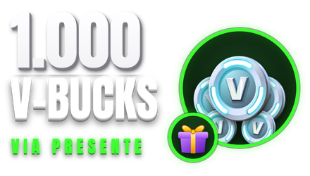 Imagem da oferta 1.000 V-Bucks via Presente 🎁 | Fortnite
