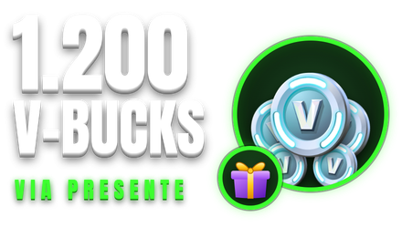 Imagem da oferta 1.200 V-Bucks via Presente 🎁 | Fortnite