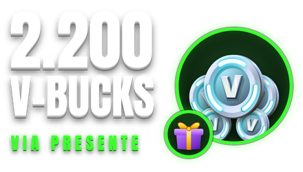 Imagem da oferta 2.200 V-Bucks via Presente 🎁 | Fortnite