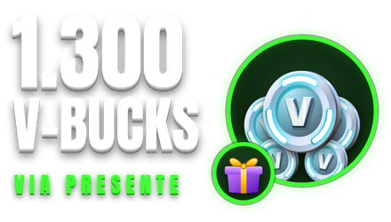 Imagem da oferta 1.300 V-Bucks via Presente 🎁 | Fortnite
