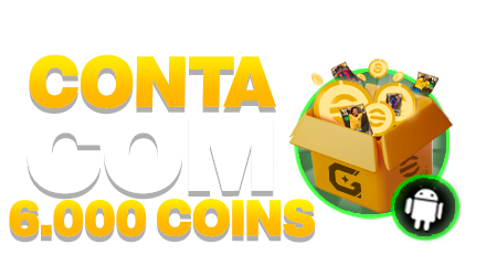 Imagem da oferta [CONTA ANDROID] 6000 Coins + [50 ~ 70 Jogadores 5 Estrelas] 