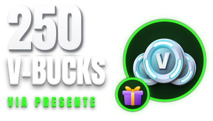 Imagem da oferta 250 V-Bucks via Presente 🎁 Peça de carro ou outro item da sua loja | Fortnite