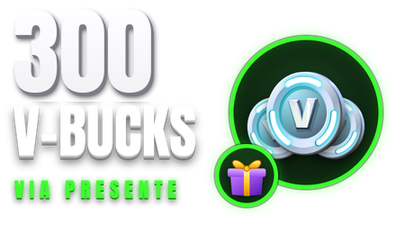 Imagem da oferta 300 V-Bucks via Presente 🎁 | Fortnite