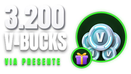 Imagem da oferta 3.200 V-Bucks via Presente 🎁 | Fortnite