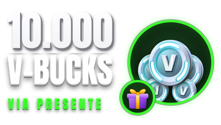 Imagem da oferta 10.000 V-Bucks via Presente 🎁 | Fortnite
