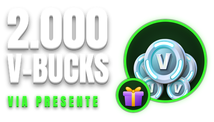 Imagem da oferta 2.000 V-Bucks via Presente 🎁 | Fortnite