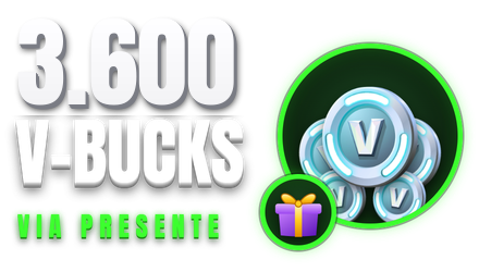 Imagem da oferta 3.600 V-Bucks via Presente 🎁 | Fortnite