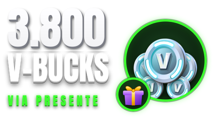 Imagem da oferta 3.800 V-Bucks via Presente 🎁 | Fortnite