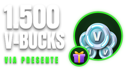Imagem da oferta 1.500 V-Bucks via Presente 🎁 | Fortnite
