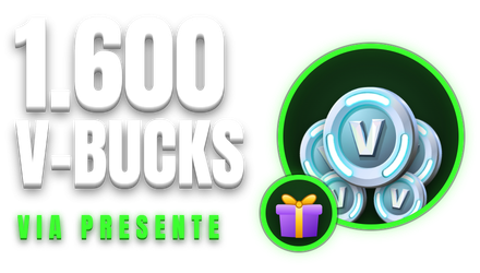 Imagem da oferta 1.600 V-Bucks via Presente 🎁 | Fortnite