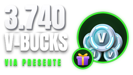 Imagem da oferta 3.740 V-Bucks via Presente 🎁 Pacotão ou outro item da sua loja | Fortnite