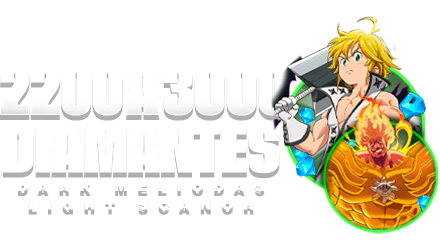 Imagem da oferta 💎 2200–3000 Diamantes + 5–15 UR Aleatórios Nível Máximo + 25–49 Cupons SSR + ✨ UR Light Escanor e UR Dark Meliodas | Conta Seven Deadly Sins Grand Cross