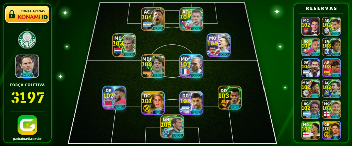 Imagem da oferta [FORÇA: 3197] MATTHÄUS 106 + CASILLAS 105 + ODEGAARD 104  - CONTA EFOOTBALL MOBILE