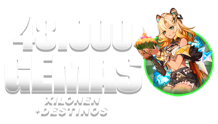Imagem da oferta 💎 48.000 Gemas Essenciais  | Xilonen 5⭐ |103-110 Destinos Comuns | 64-70 Destinos Entrelaçados | (NA)